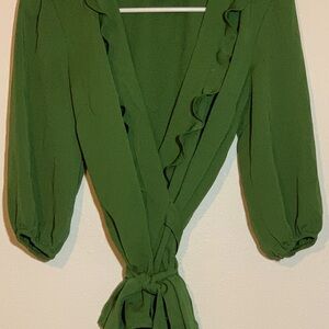 Ann Taylor wrap blouse